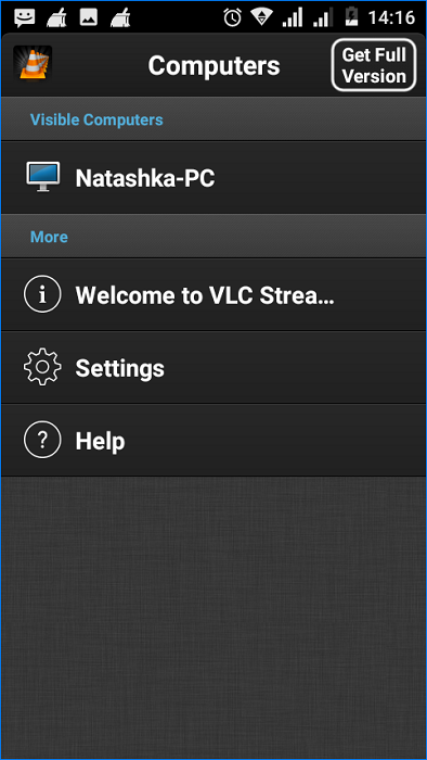 Установка на телефон VLC Streamer